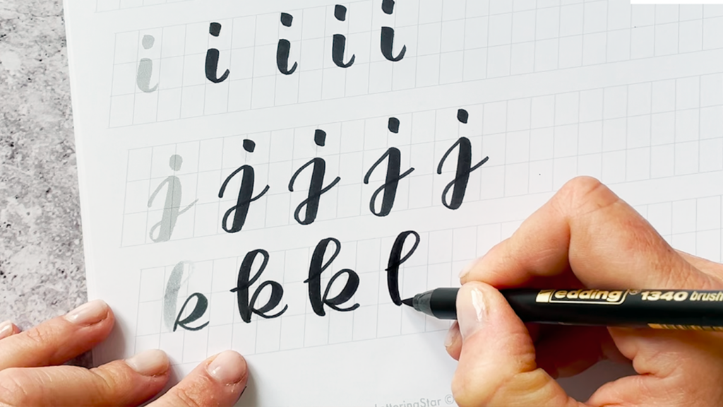Brushlettering Alphabet